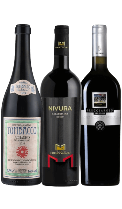 Coffret de 3 vins rouges italiens