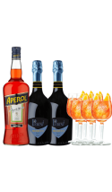 Pack Aperol + Prosecco + 6 Glazen - Italiaans Aperitief